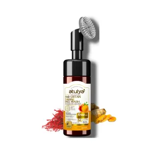 atulya Vedic Ubtan Foaming Face wash with an inbuilt brush 150ml (Buy 5 Products & Get Rs.500 Off)