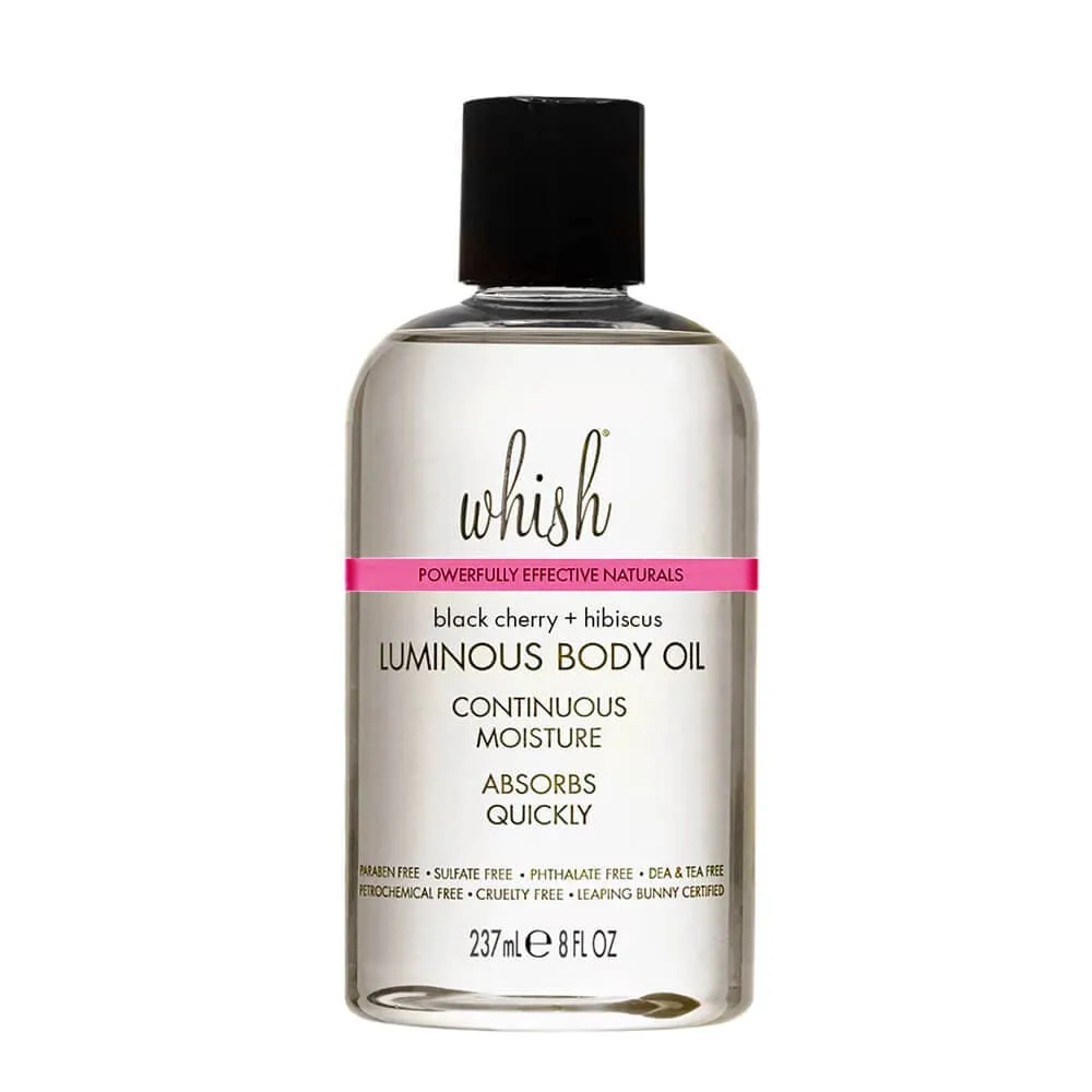 Black Cherry   Hibiscus Luminous Body Oil - LIMITED EDITION