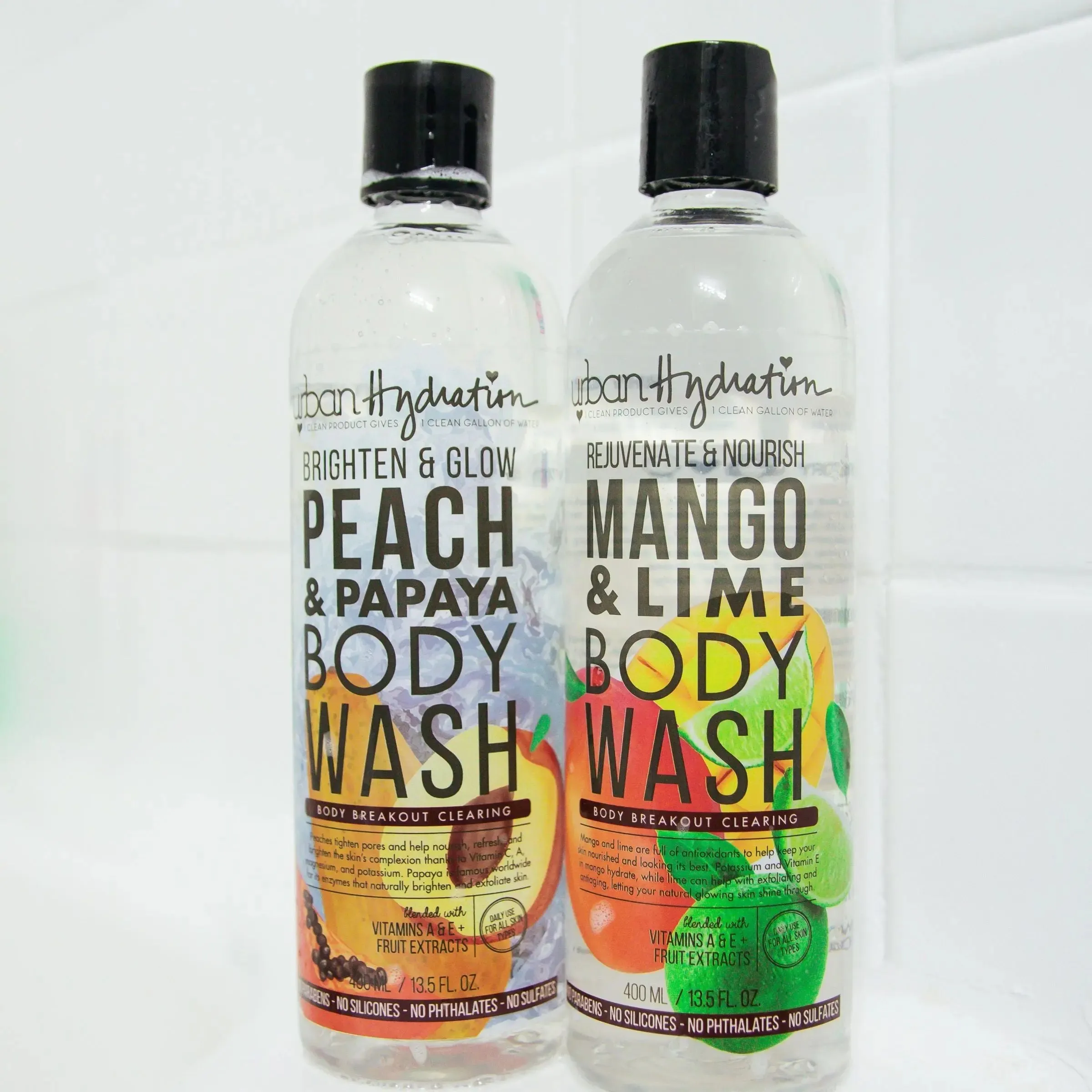 Brighten & Glow Peach & Papaya Body Wash