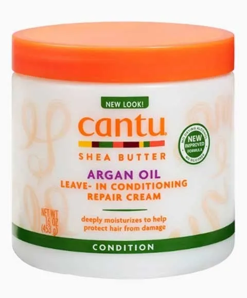 Cantu Argan Oil Leave In Conditioning Repair Cream 453g