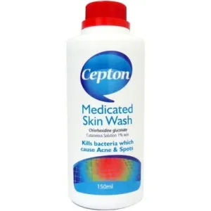 Cepton Medicated Chlorhexidine Skin Wash 150ml | Acne
