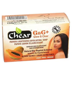 Chear G And G Plus Glow And Clear Papaya Soap 150g