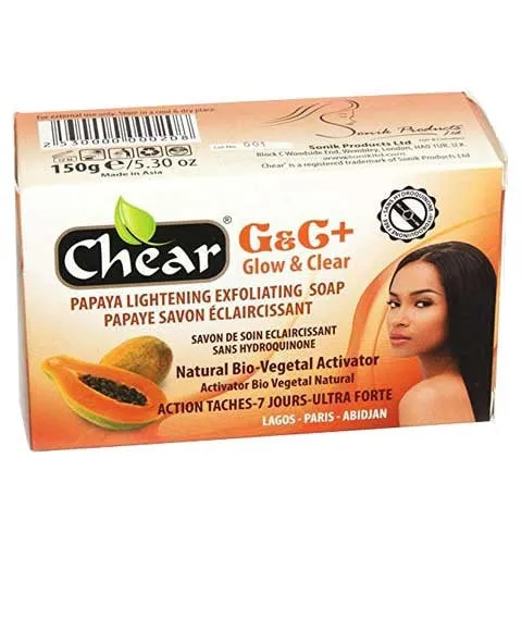Chear G And G Plus Glow And Clear Papaya Soap 150g