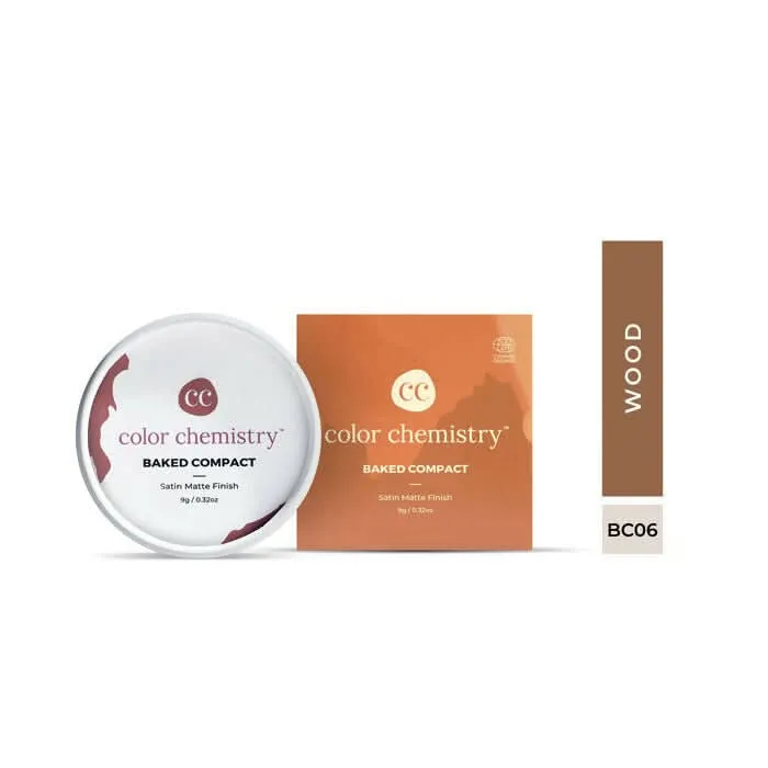 Color Chemistry Baked Compact Satin-matte Finish Oil Control (MultiShades, 9 g)