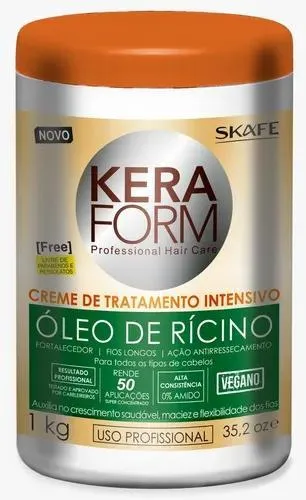 Cream Treatment Intensive Oil De Ricino 1kg - Skafe