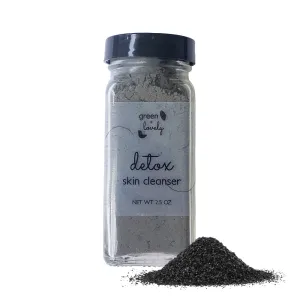 Detox Microdermabrasion Skin Cleanser /// Dry Charcoal Cleanser