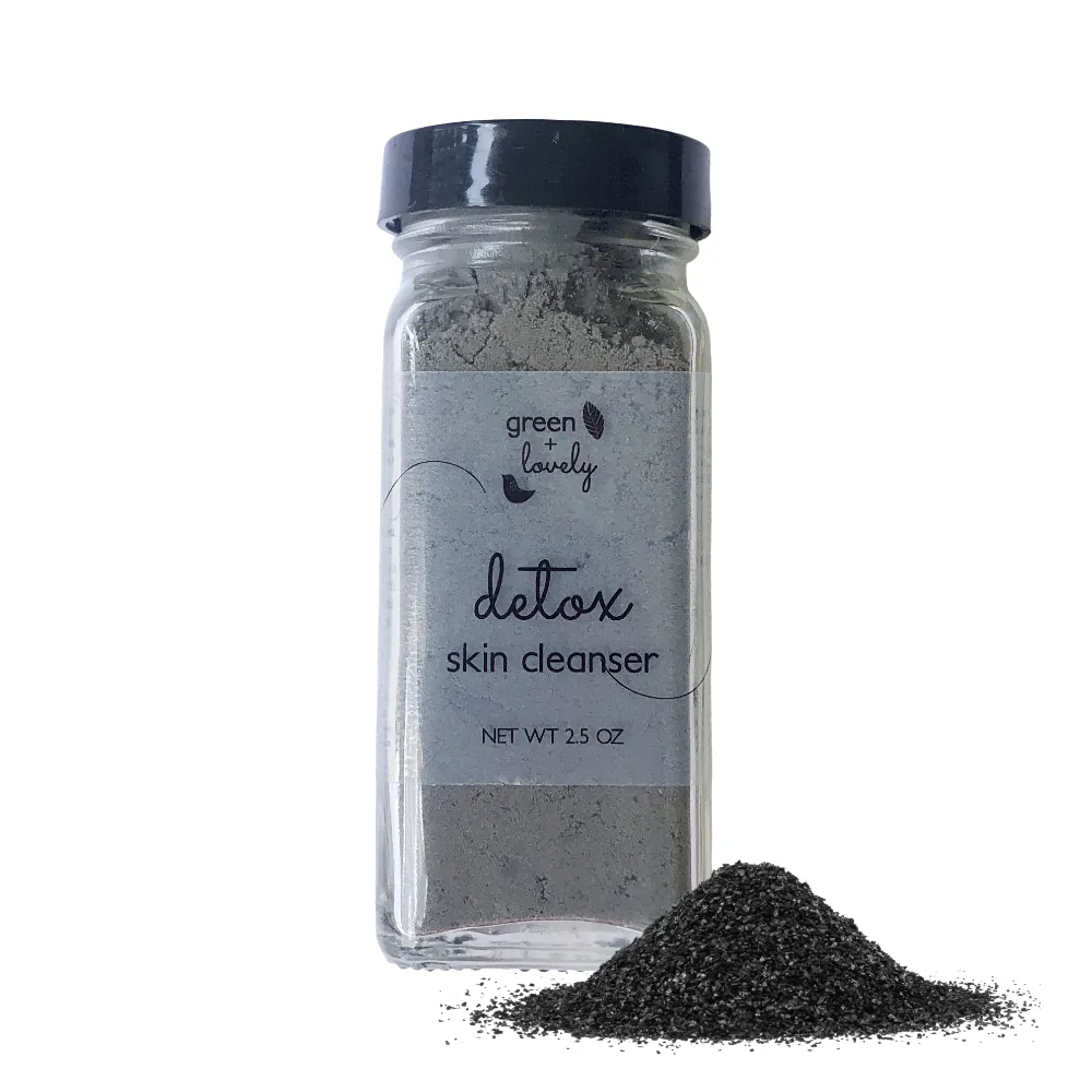 Detox Microdermabrasion Skin Cleanser /// Dry Charcoal Cleanser
