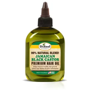Difeel 99% Natural Premium Hair Oil - Jamaican Black Castor Oil 7.1 oz. (PACK OF 4)