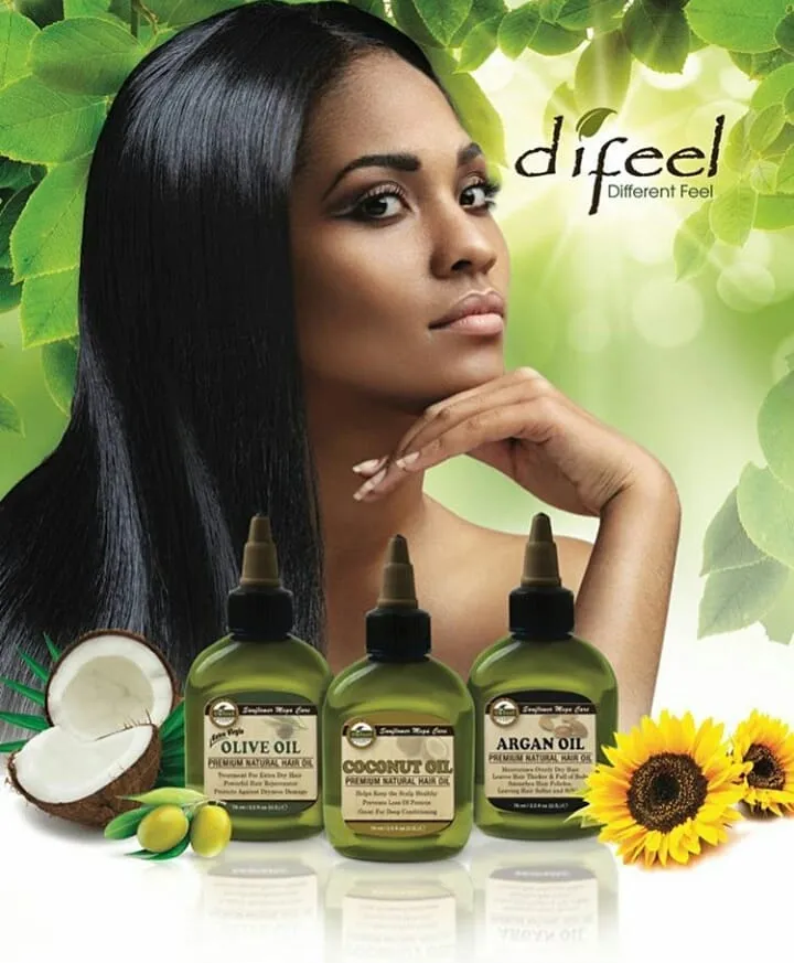 Difeel 99% Natural Premium Hair Oil - Jamaican Black Castor Oil 7.1 oz. (PACK OF 4)