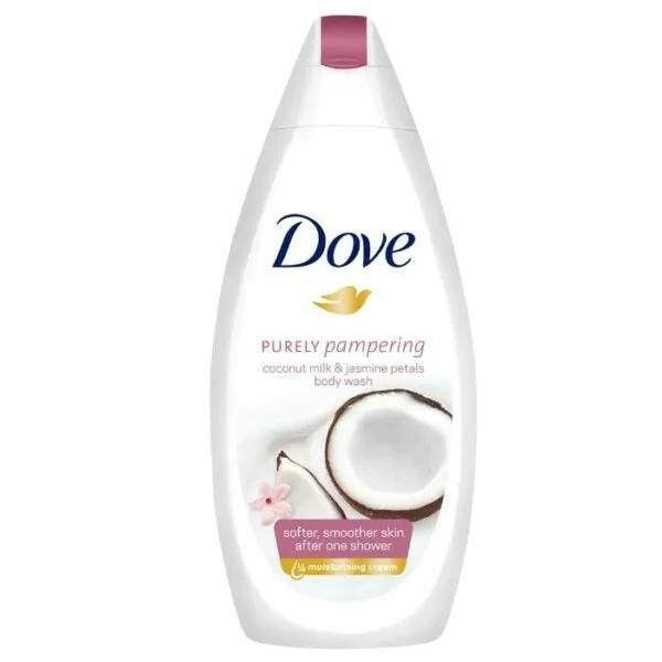 DOVE PURELY PAMPERING COCONUT MILK AND JASMINE PETALS BODY WASH