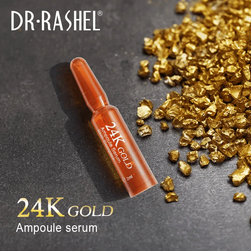 Dr.Rashel 24K Gold Ampoule Face Serum - 7 Ampoule X 2ml (Original)