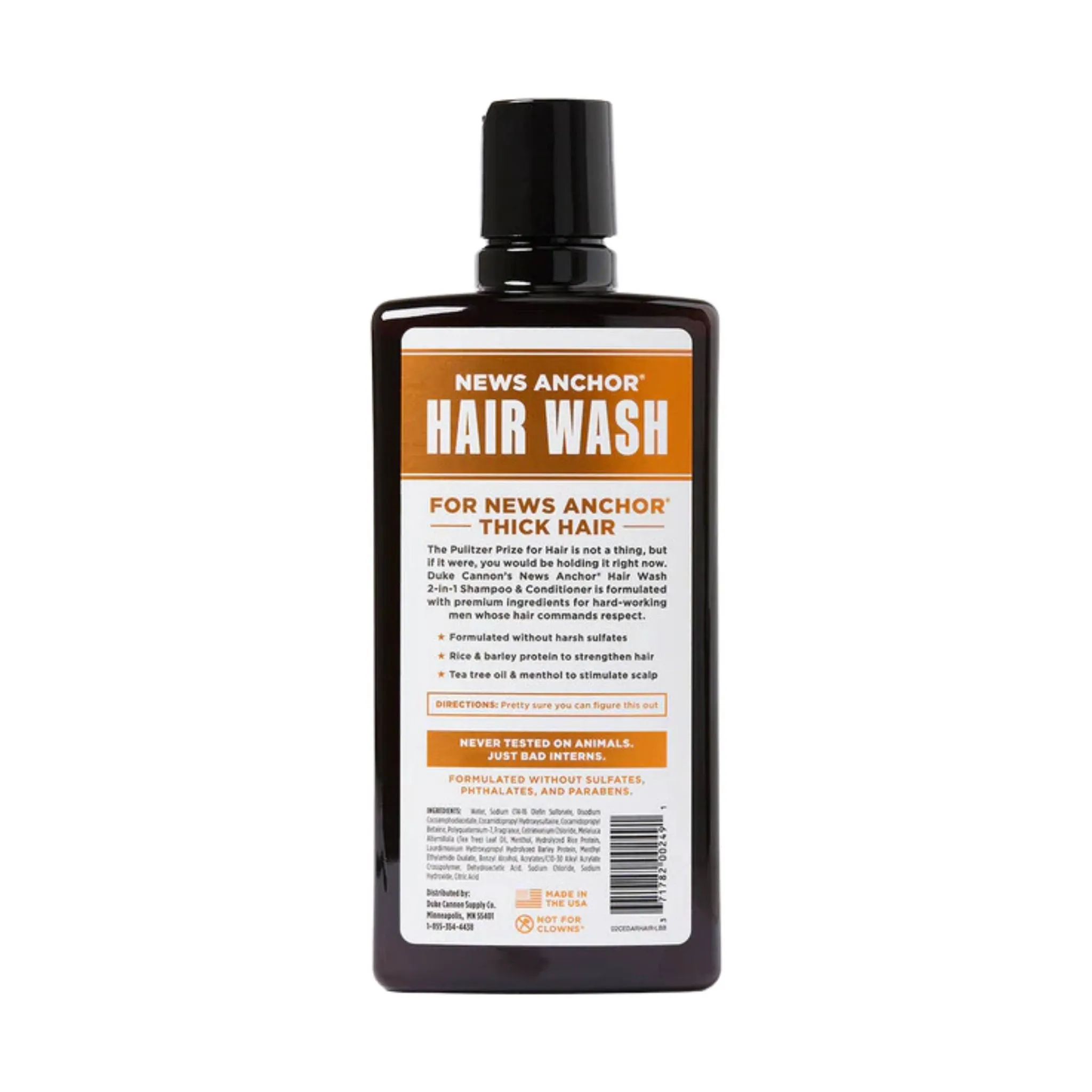 Duke Cannon 2 In One Hair Wash - Cedarwood
