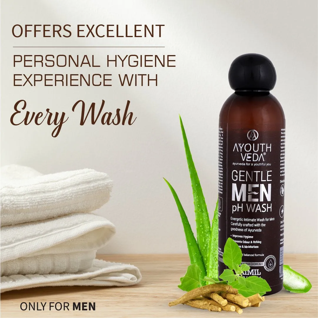 Gentle-Men pH Wash with pH balanced formula (Net Qty-180ml)