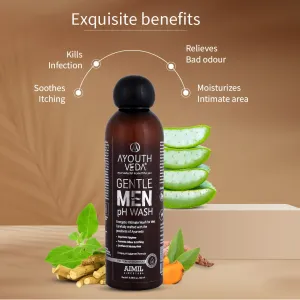 Gentle-Men pH Wash with pH balanced formula (Net Qty-180ml)