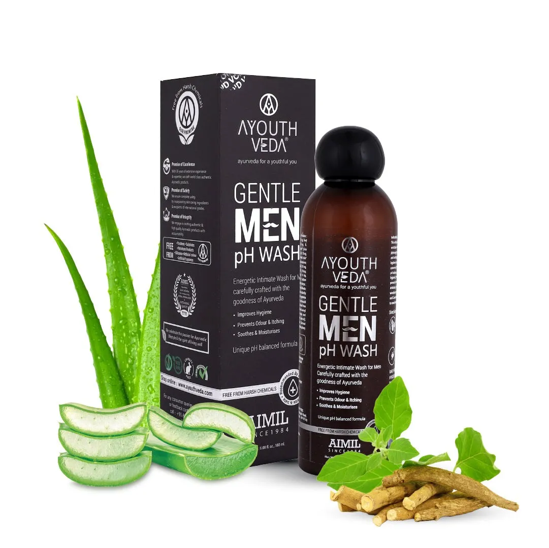 Gentle-Men pH Wash with pH balanced formula (Net Qty-180ml)