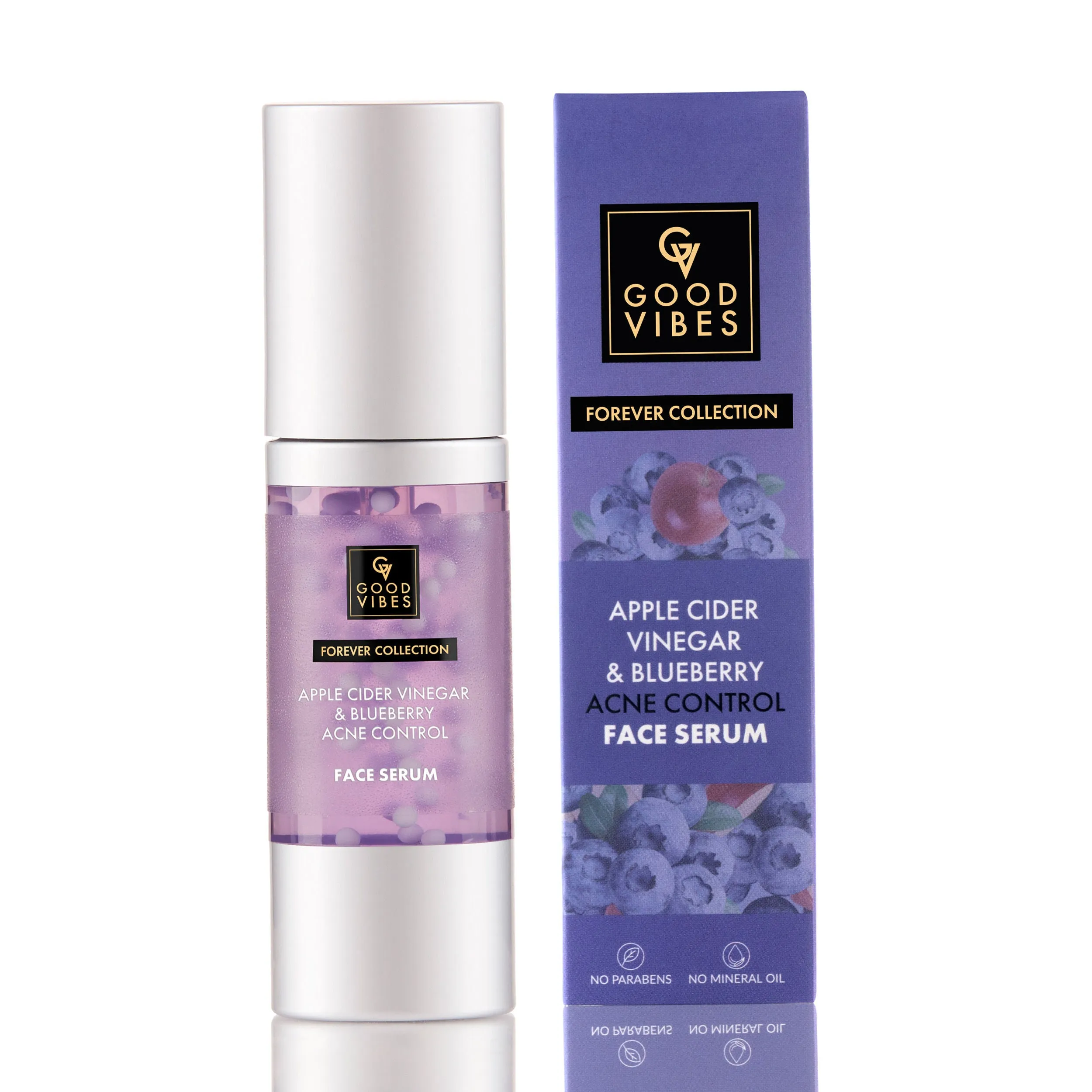 Good Vibes Apple Cider Vinegar & Blueberry Acne Control Face Serum (30 ml)