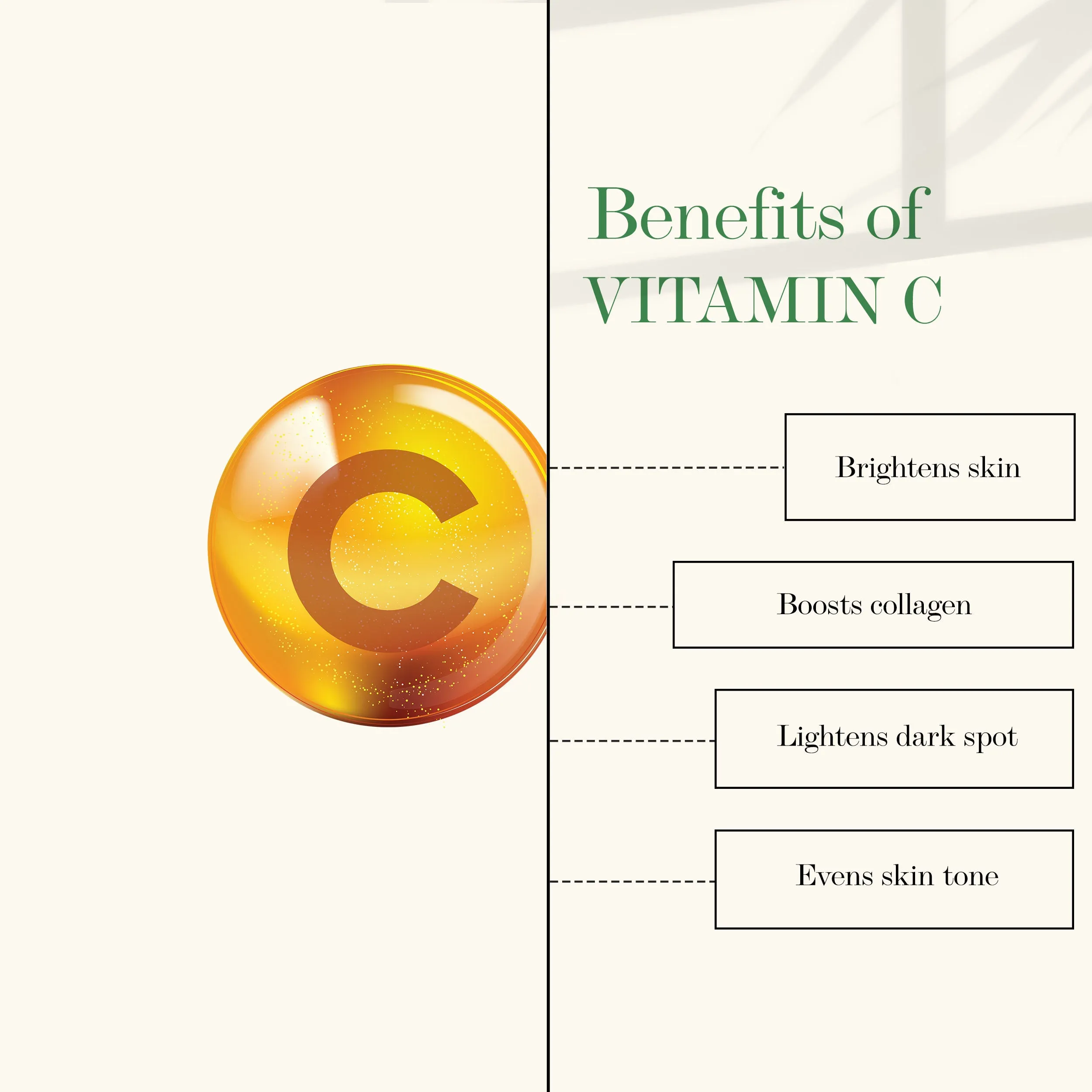 Good Vibes Vitamin C & Goji Berry Depigmentation & Wrinkle Balancing Face Serum | Lightening | With Aloe Vera | No Parabens, No Sulphates (10 ml)