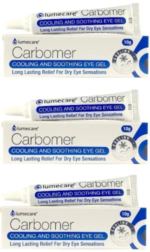 Lumecare Carbomer soothing eye gel 3 x 10g tubes