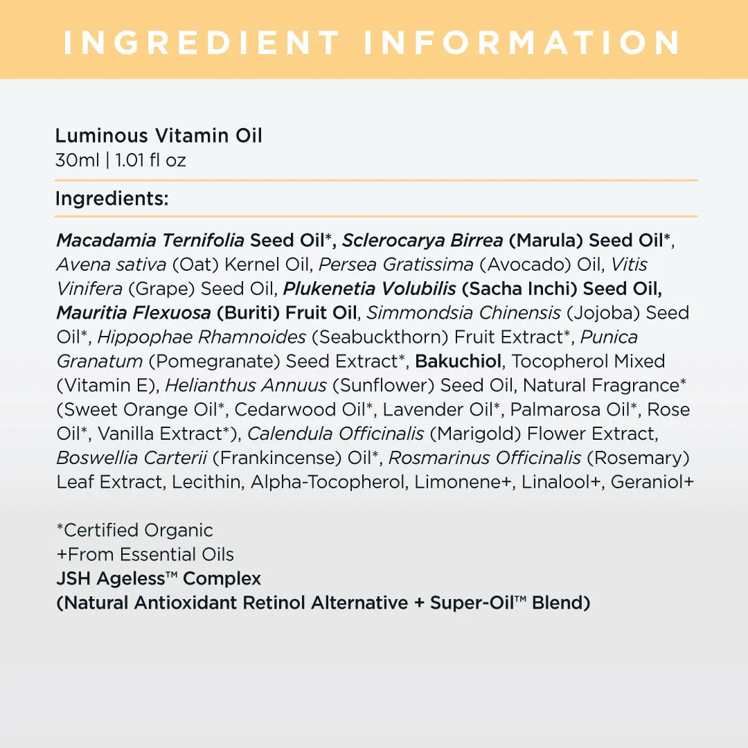 Luminous Vitamin Oil - 30ml
