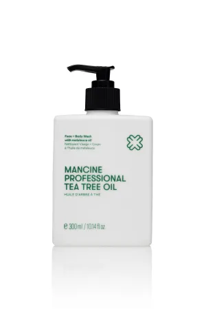 Mancine Professional Tea Tree Oil / Face   Body Wash 300ml
