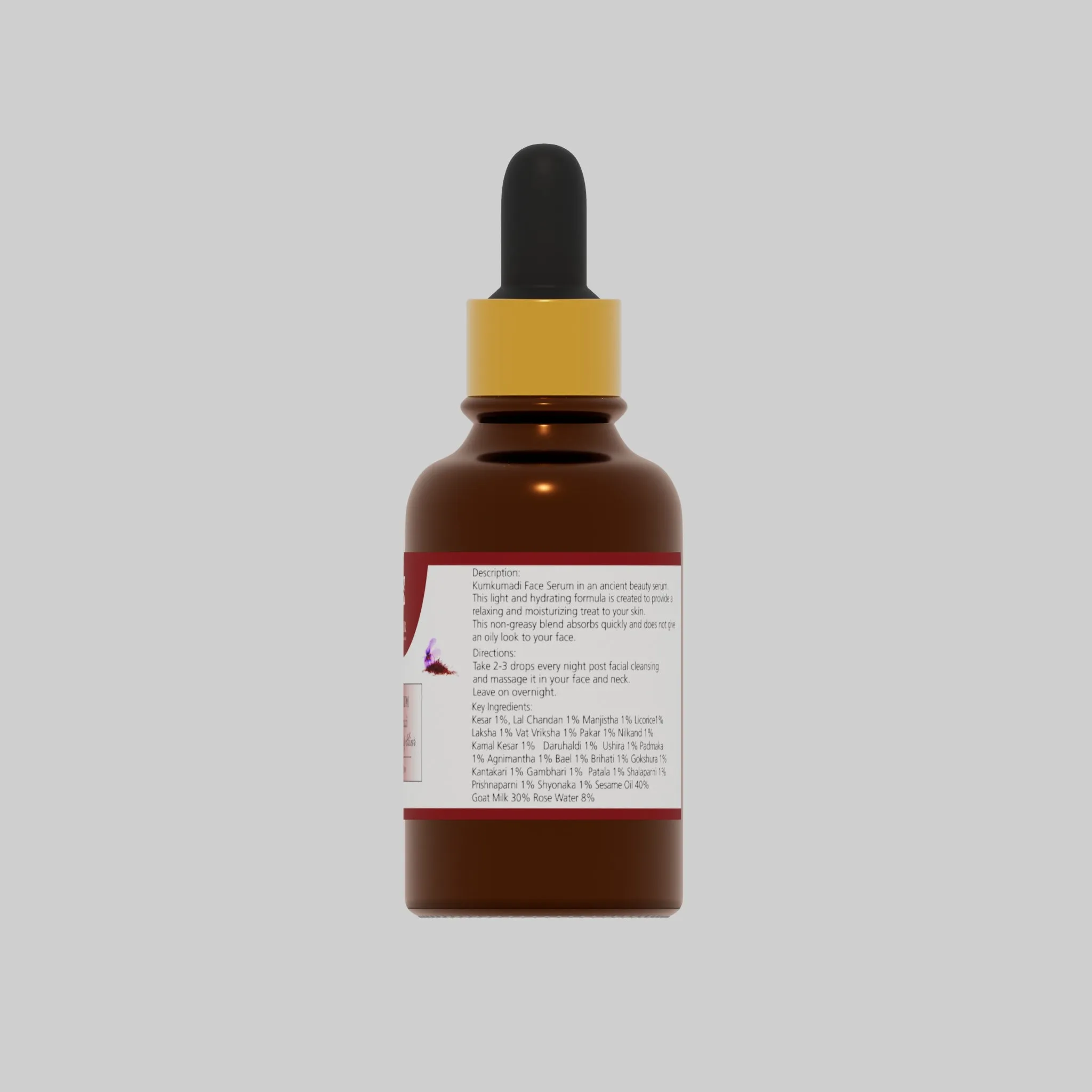 NATUUR Kumkumadi Face Serum Ayurvedic Beauty Elixir 20ml|50ml
