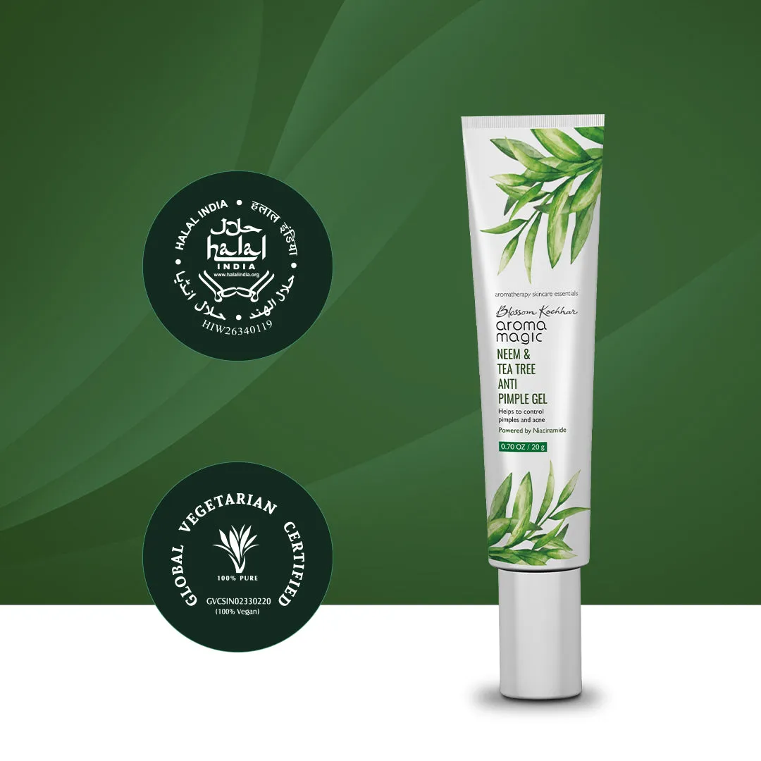 Neem & Tea Tree Anti Pimple Gel - Niacinamide