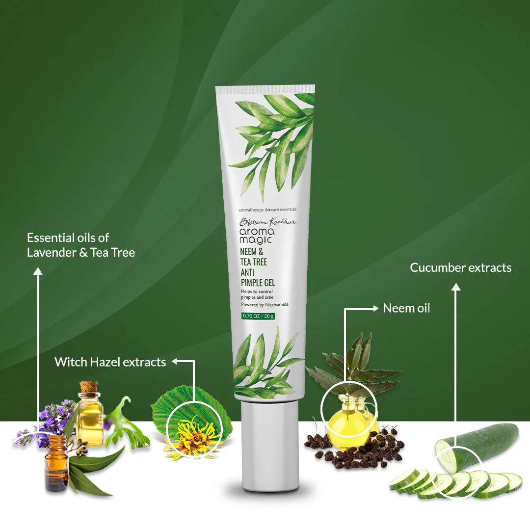 Neem & Tea Tree Anti Pimple Gel - Niacinamide