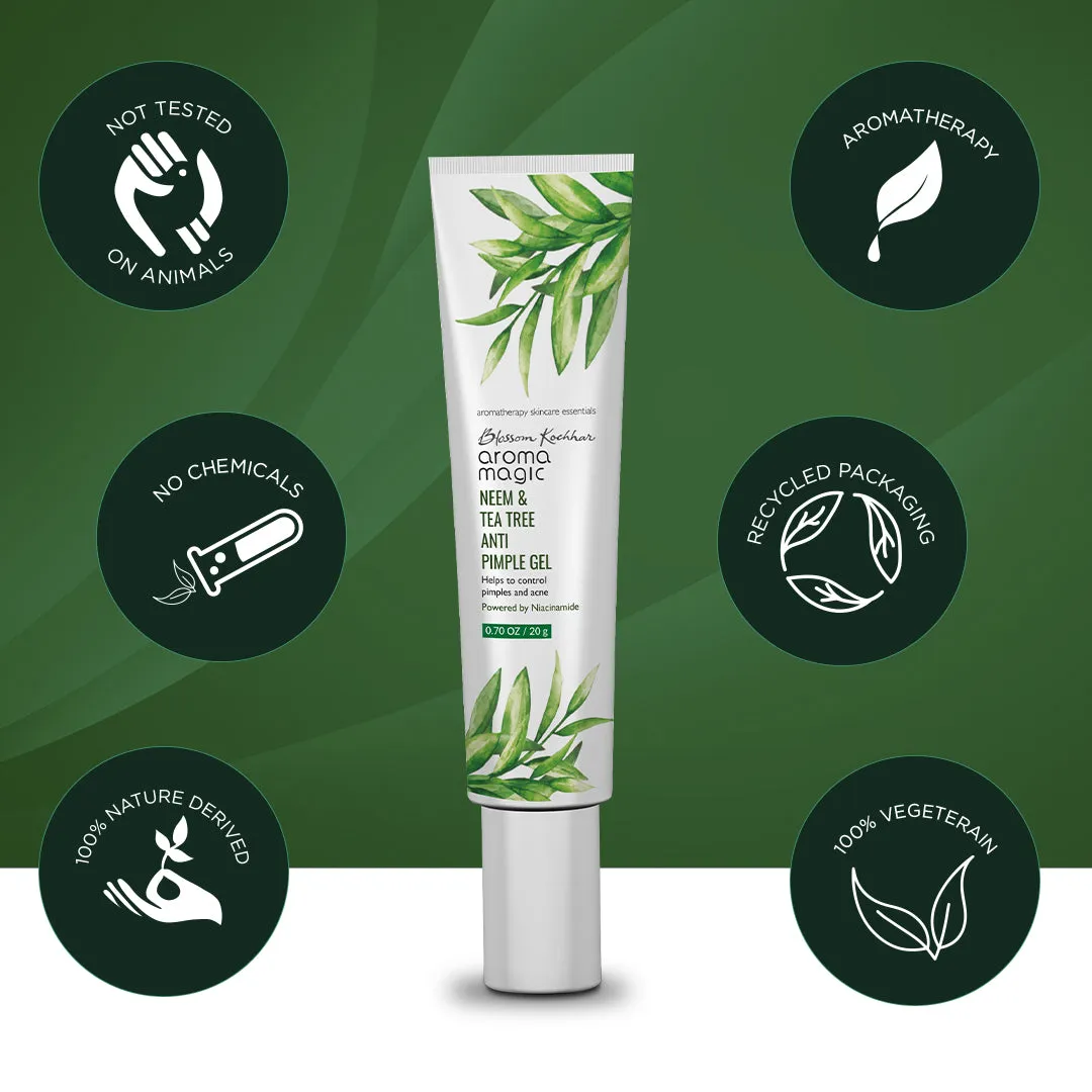 Neem & Tea Tree Anti Pimple Gel - Niacinamide