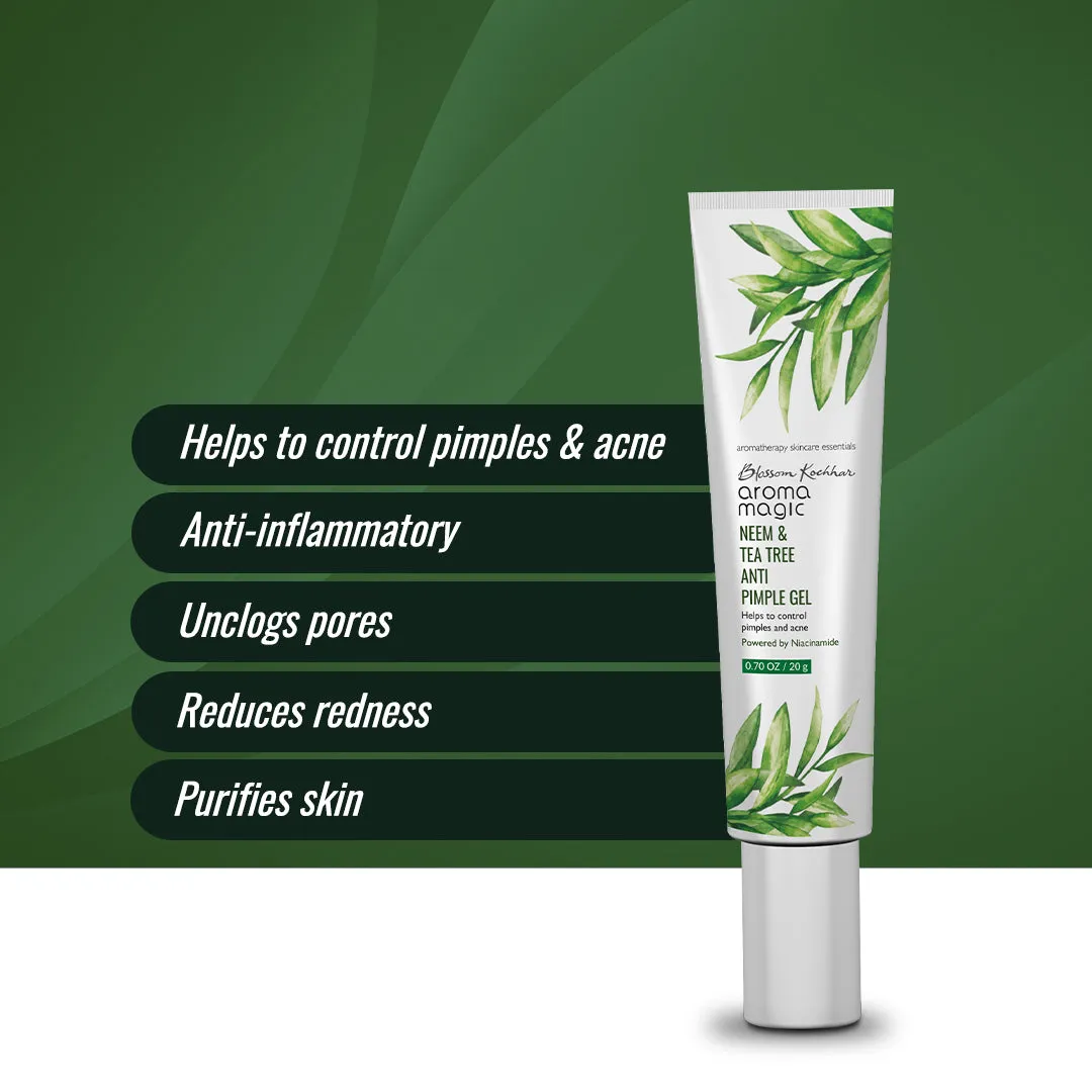 Neem & Tea Tree Anti Pimple Gel - Niacinamide