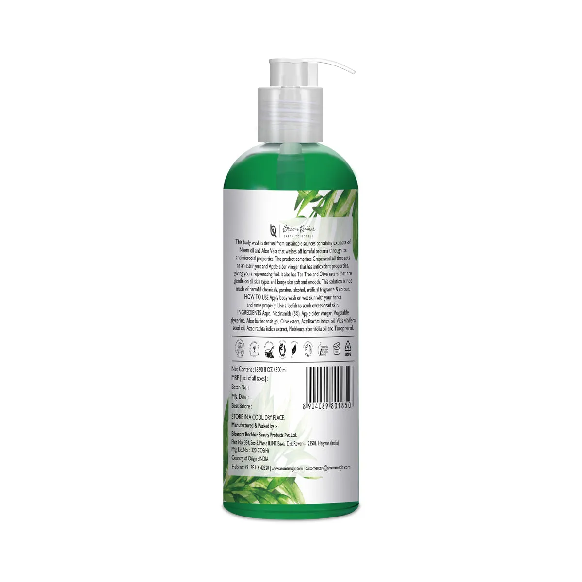 Neem & Tea Tree Body Wash For Skin