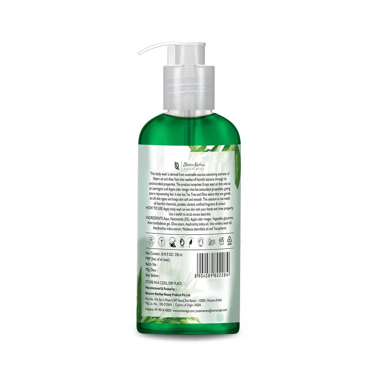 Neem & Tea Tree Body Wash For Skin