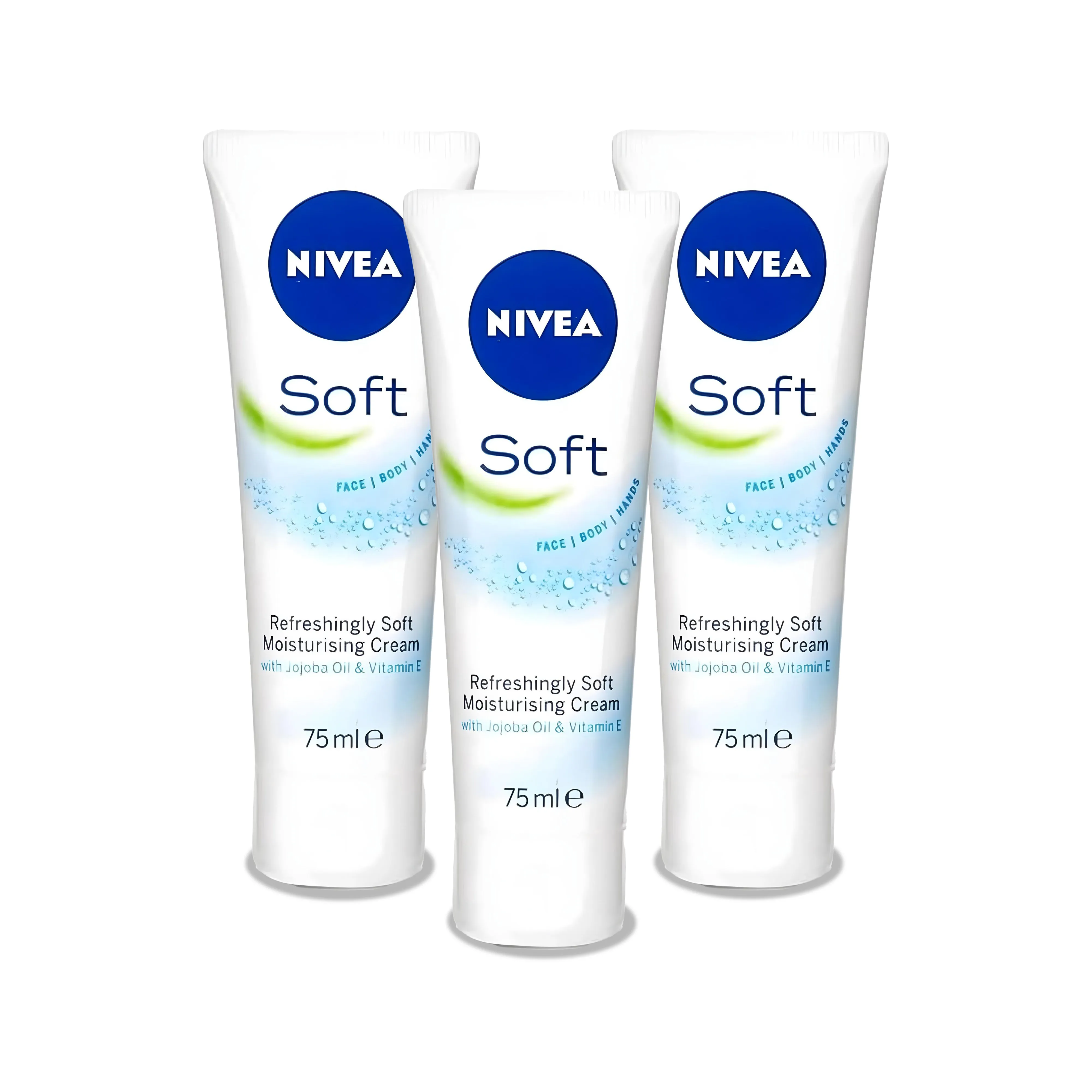 Nivea Soft 75ml Tube – Moisturizer for Hydration and Daily Skincare