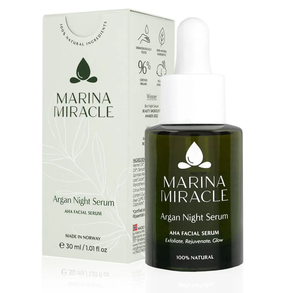 Package Deal - Geranium Face Oil & Argan Night Serum - 30 ML