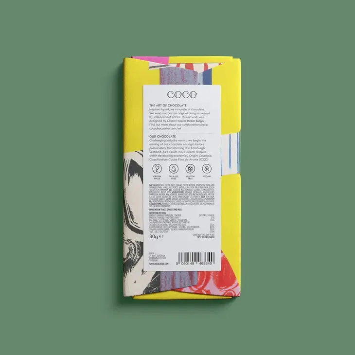 Passion Fruit Dark Chocolate Bar (80g)