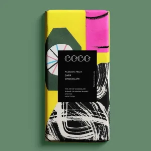 Passion Fruit Dark Chocolate Bar (80g)