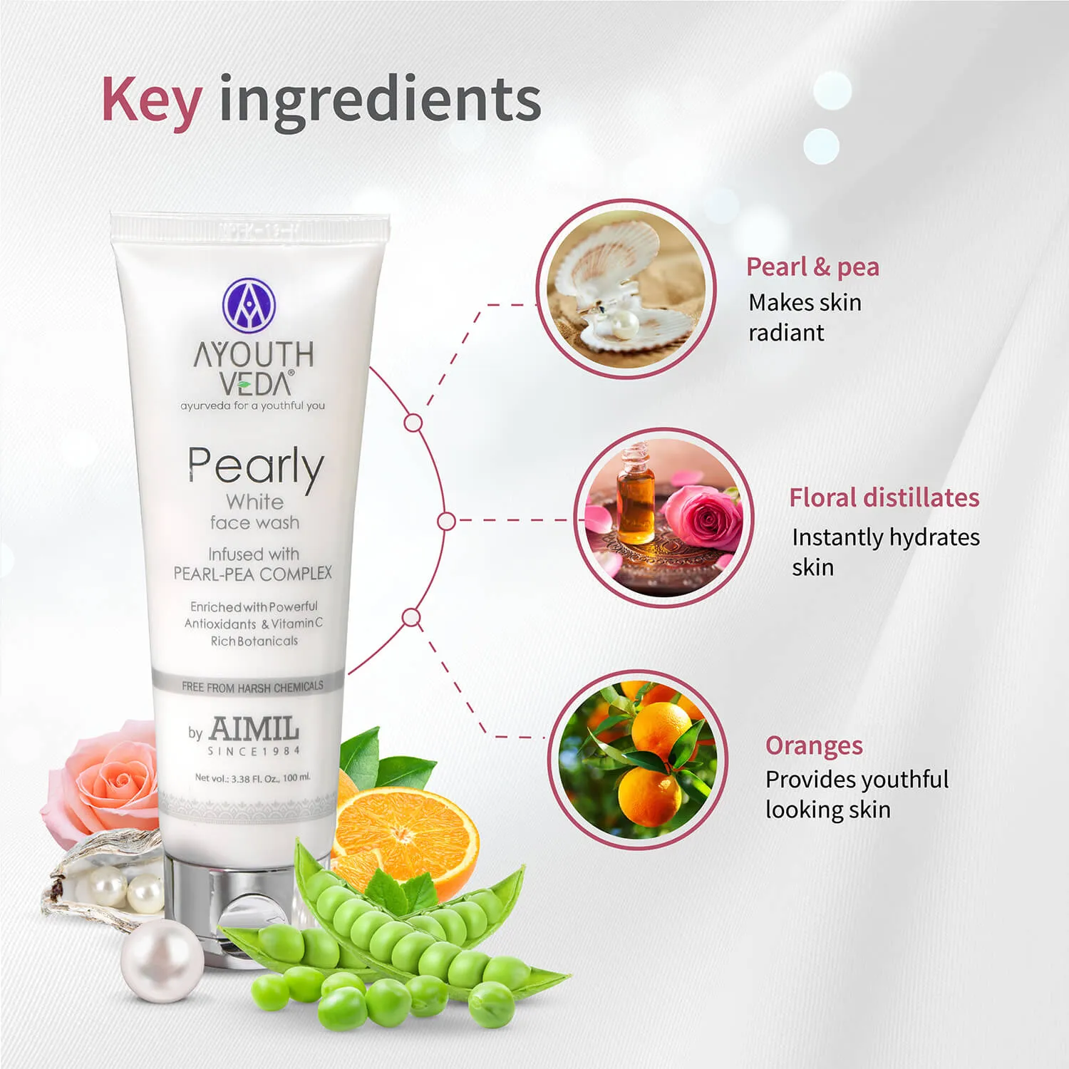 Pearly White Face Wash 100ml