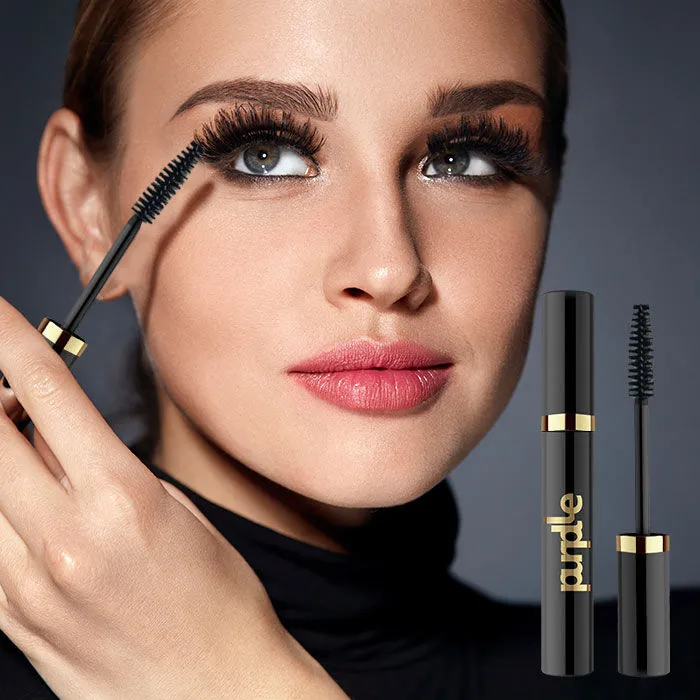 Purplle Through Thick and Thin Volumizing Mascara | Thickening | Lenghthening | Black | Lightweight | Non-drying | Transfer Resistent | Long Wearing (8 ml)