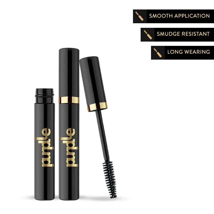 Purplle Through Thick and Thin Volumizing Mascara | Thickening | Lenghthening | Black | Lightweight | Non-drying | Transfer Resistent | Long Wearing (8 ml)