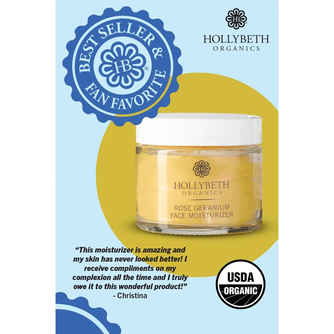 Rose Geranium Face Moisturizer
