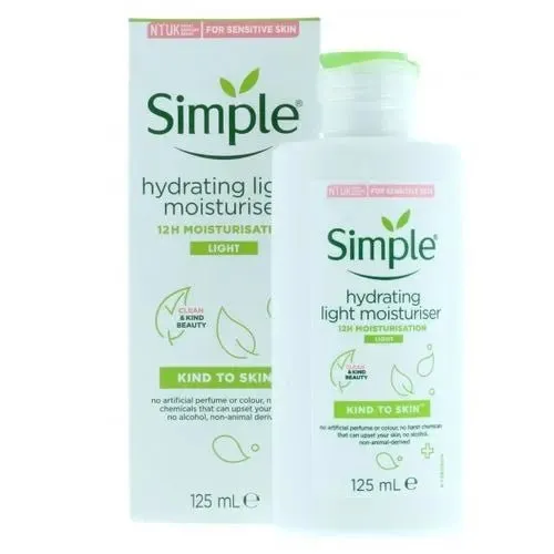 Simple Hydrating Light Moisturizer 125ml – Lightweight Hydration for Your Skin