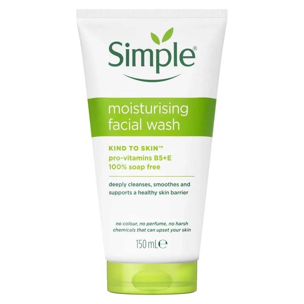 Simple - Moisturizing Facial Wash Vitamin B5   E - 150ml