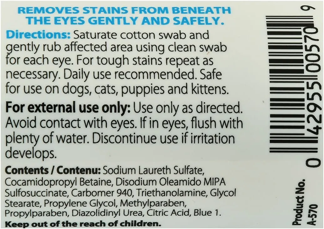 Tear Stain Remover, 4 oz