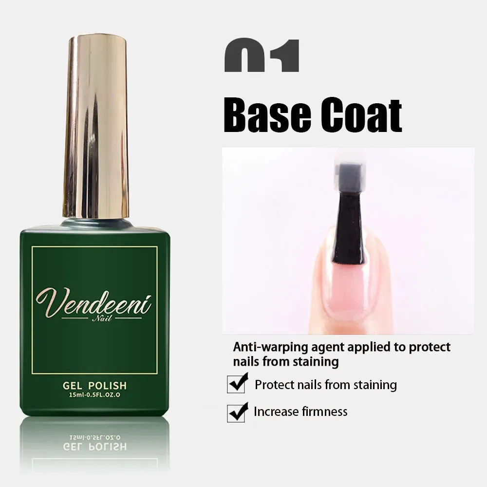 Vendeeni 9 Colors Red Series Cat Eye Gel Nail Polish Wine Red Glitter Nail Art Gel Varnish Magnetic UV LED Soak Off Gel Lacquer