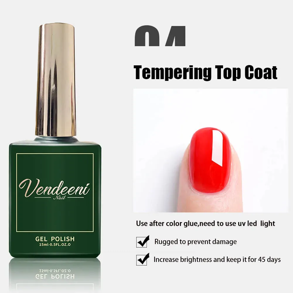 Vendeeni 9 Colors Red Series Cat Eye Gel Nail Polish Wine Red Glitter Nail Art Gel Varnish Magnetic UV LED Soak Off Gel Lacquer